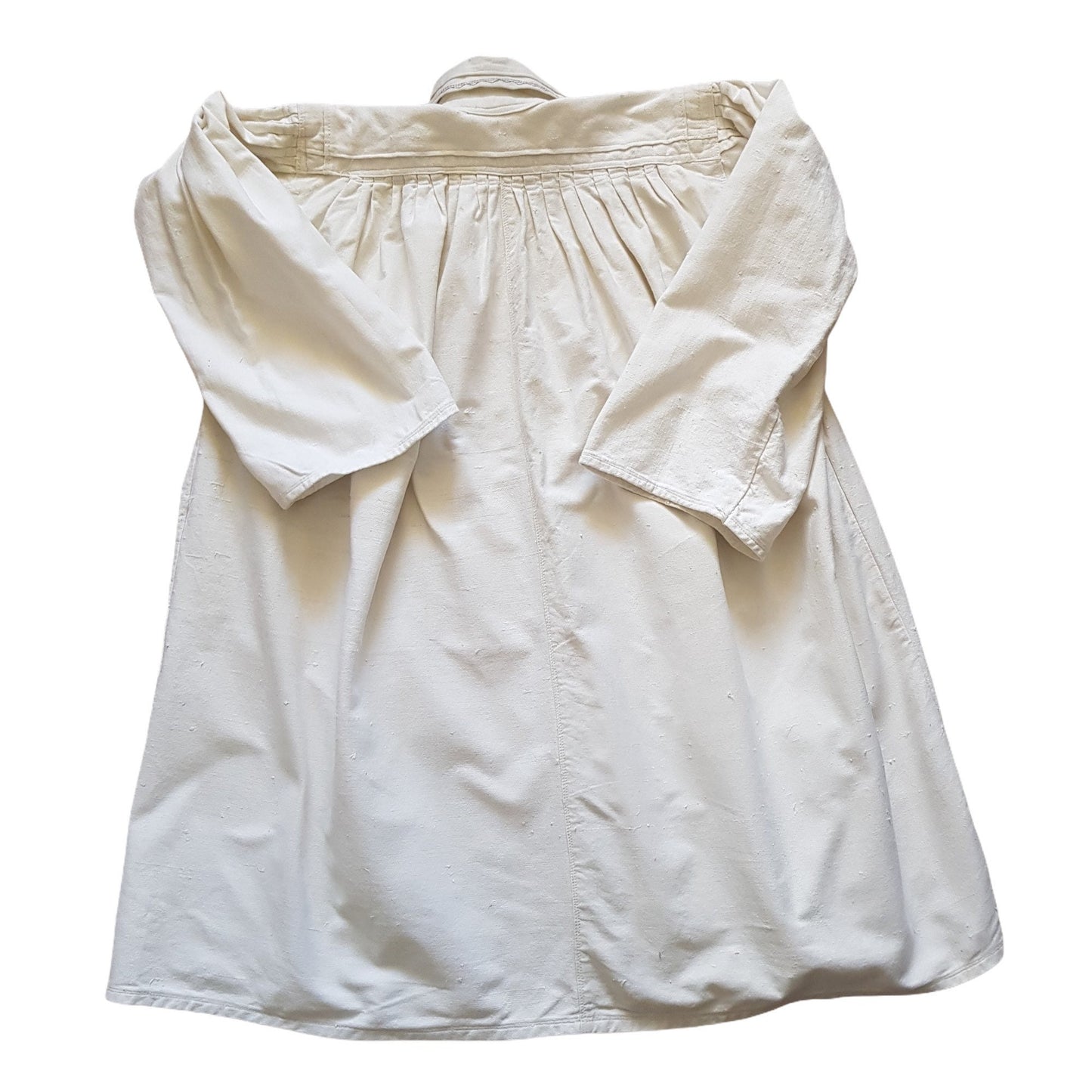 Romanian linen smock shirt Eastern European Folk Smock c. 1930s