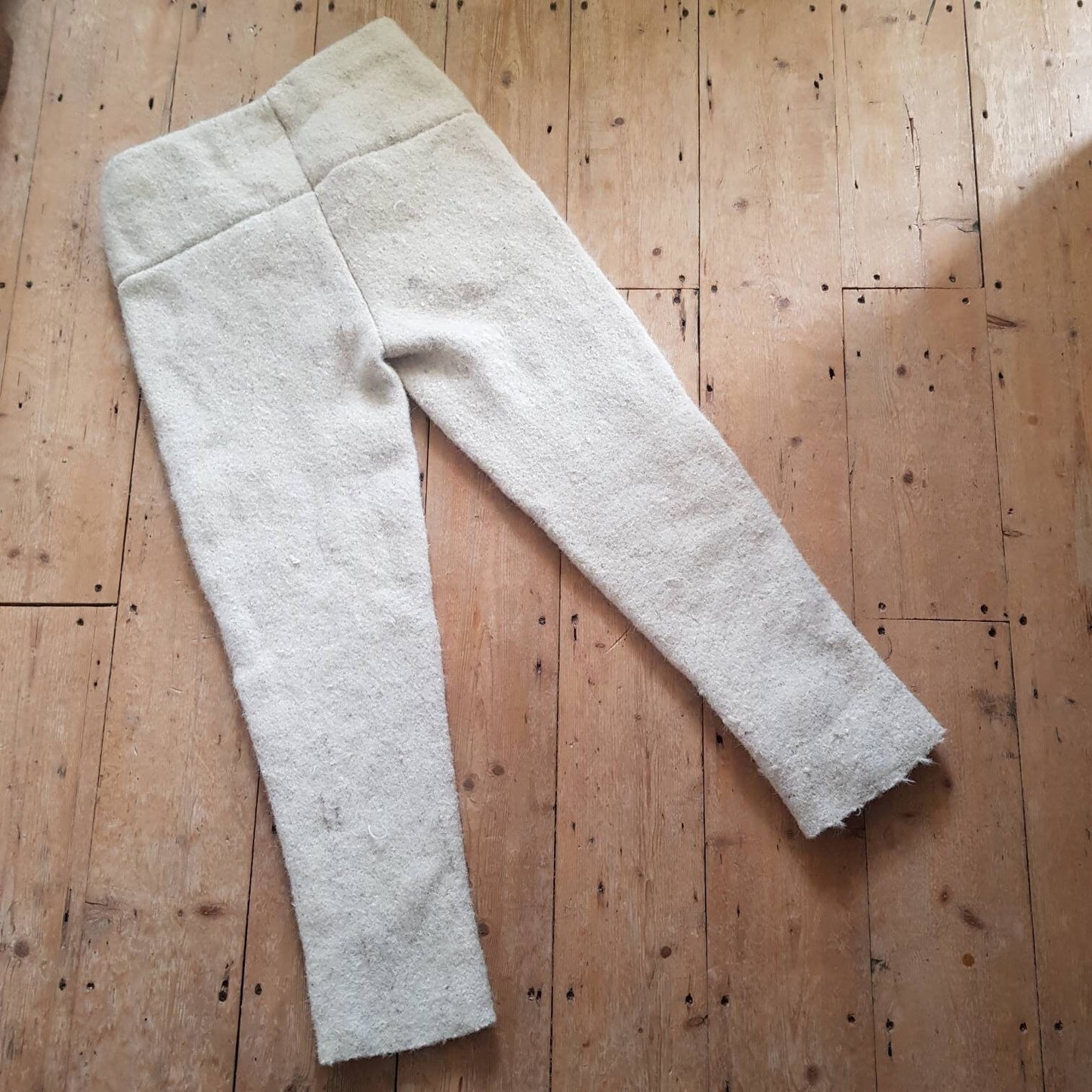 Slovakian wool folk trousers ribbon trim Traditional Eastern European