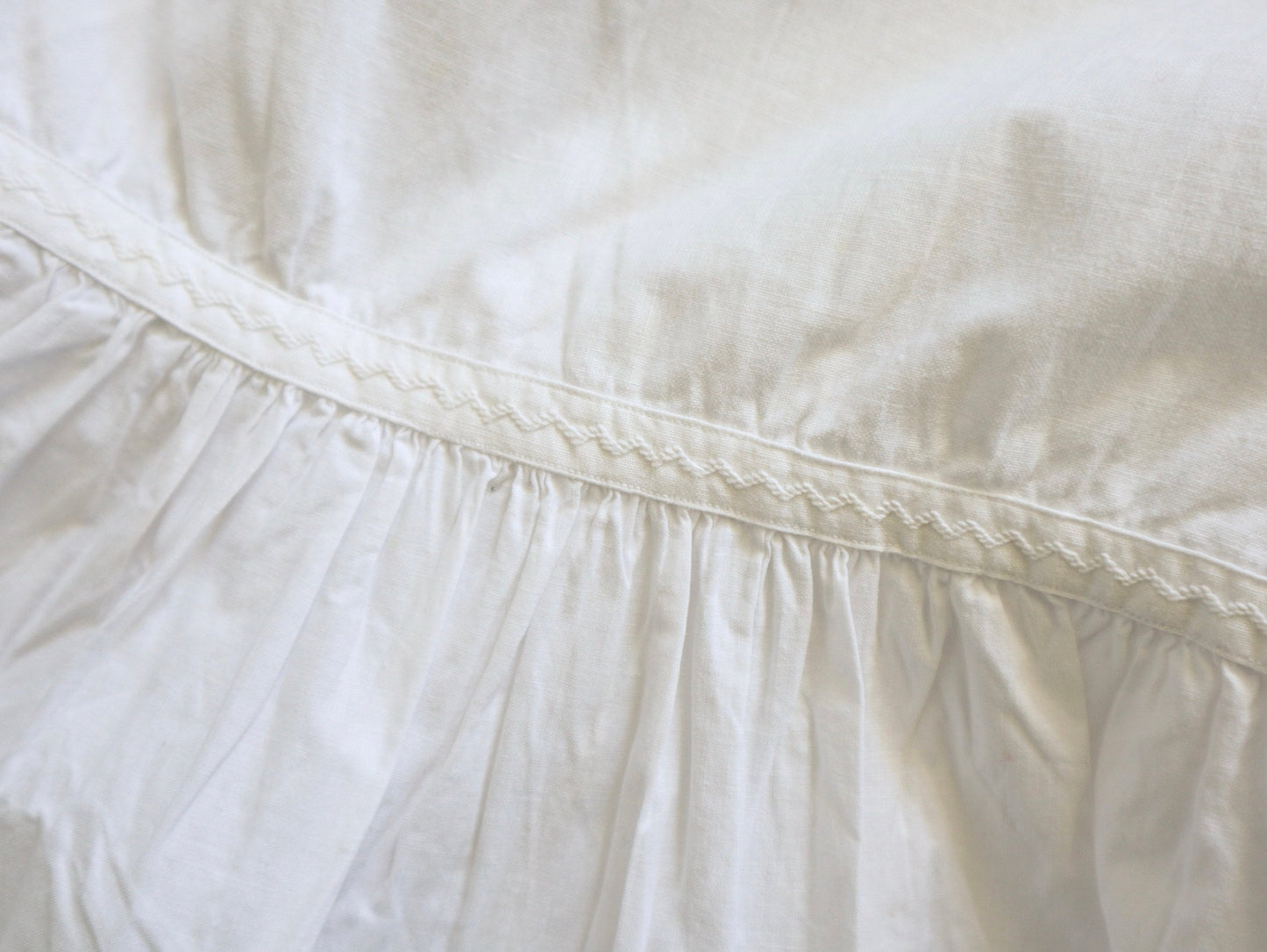 Antique French Bloomers white cotton embroidery early 1900s